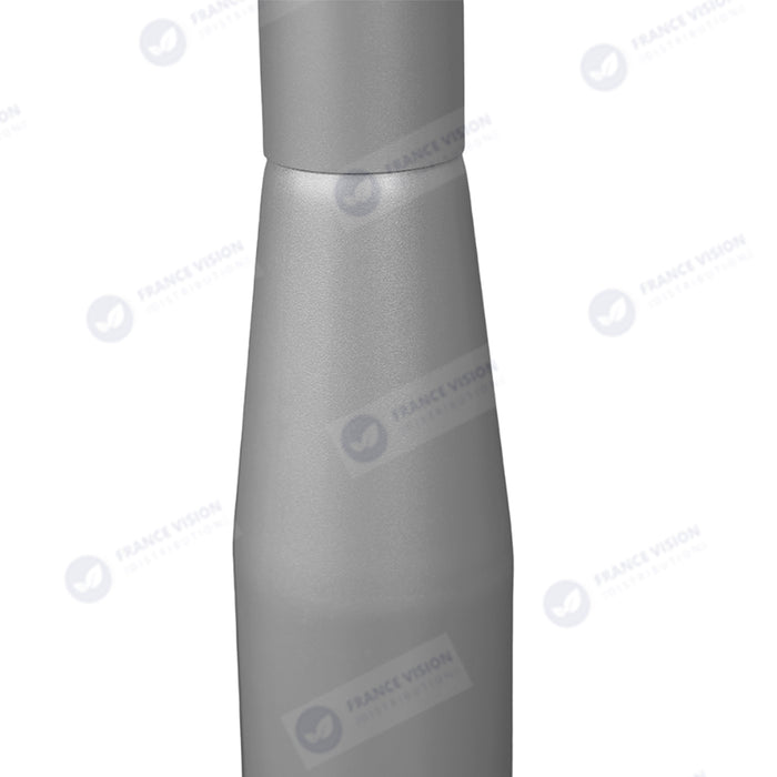 Lot de 5x Mâts / Poteaux pour lampe de rue - Nouveau design - Série STANDARD V3 EVO - 3 mètres - Entraxe latéral des trous 200mm - Couleur GRIS - Finition épurée