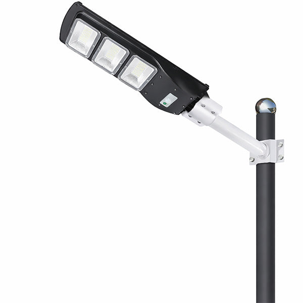Lot de 5x Mâts / Poteaux pour lampe de rue - Nouveau design - Série STANDARD V4 EVO avec TRAPPE - Vis antivol - 3 mètres - Entraxe latéral des trous 200mm - Couleur Gris foncé - RAL 7016 - Finition épurée