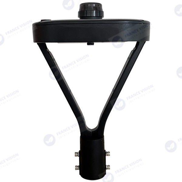 Lampe de jardin et parking filaire CCT (3000k/4000k/6500k) - Série OVALI V3 - 50 Watts - 8350 Lumens - 167 Lumens/watt - IK08 - IP66 - 120° ajustable - 44 x 30 x 30 cm - Tube d’insertion 48 / 60mm - Garantie 5 ans