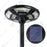 Lot de 5x Lampes solaires pour extérieur - Série OVNI BASIC V2 - Rendu lumineux 150W - Angle 360° - IP65 - 55 x 15 cm - Tube d'insertion 60 / 76mm - Avec télécommande - Avec détecteur de mouvement - Avec capteur crépusculaire - 6000k