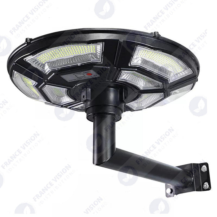 Lot de 5x Lampes solaires pour extérieur - Série OVNI BASIC V2 - Rendu lumineux 150W - Angle 360° - IP65 - 55 x 15 cm - Tube d'insertion 60 / 76mm - Avec télécommande - Avec détecteur de mouvement - Avec capteur crépusculaire - 6000k