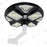 Lampe solaire pour extérieur - Série OVNI CRYSTAL V2 -  300 Watts - 1900 Lumens - Angle 360° - IP65 - Lampe 55 x 55 cm - Panneau polycristallin 42 x 35 cm - Tube d'insertion 60/76 mm - Détecteur de mouvement - Capteur crépusculaire - Télécommande - 6000k