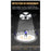 Lampe solaire pour extérieur - Série OVNI CRYSTAL V2 -  300 Watts - 1900 Lumens - Angle 360° - IP65 - Lampe 55 x 55 cm - Panneau polycristallin 42 x 35 cm - Tube d'insertion 60/76 mm - Détecteur de mouvement - Capteur crépusculaire - Télécommande - 6000k