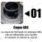Lampe solaire pour extérieur - Série OVNI CRYSTAL V2 -  300 Watts - 1900 Lumens - Angle 360° - IP65 - Lampe 55 x 55 cm - Panneau polycristallin 42 x 35 cm - Tube d'insertion 60/76 mm - Détecteur de mouvement - Capteur crépusculaire - Télécommande - 6000k