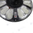 Lot de 5x Lampes solaires pour extérieur - Série OVNI CRYSTAL - 250 Watts - 1500 Lumens - Angle 360° - IP65 -  Lampe 55 x 55 x 6 cm - Tube d'insertion 60/76 mm - Panneau polycristallin 36 x 42 cm - Détecteur de mouvement - Télécommande - 3000k