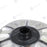 Lot de 5x Lampes solaires pour extérieur - Série OVNI CRYSTAL - 250 Watts - 1500 Lumens - Angle 360° - IP65 -  Lampe 55 x 55 x 6 cm - Tube d'insertion 60/76 mm - Panneau polycristallin 36 x 42 cm - Détecteur de mouvement - Télécommande - 3000k