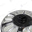 Lot de 5x Lampes solaires pour extérieur - Série OVNI CRYSTAL - 250 Watts - 1500 Lumens - Angle 360° - IP65 -  Lampe 55 x 55 x 6 cm - Tube d'insertion 60/76 mm - Panneau polycristallin 36 x 42 cm - Détecteur de mouvement - Télécommande - 3000k