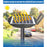 Lot de 2x Lampes solaires pour extérieur - Série OVNI EMERAUDE - 400 Watts - 2300 Lumens - Angle 360° - IP65 - Lampe 61 x 61 cm - Panneau polycristallin 48 x 35 cm - Tube d'insertion 60/76 mm - Détecteur de mouvement - Télécommande - 6000k
