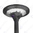Lampe d'extérieur solaire - Série OVNI EVO - 1700 watts - 5100 Lumens - Angle 360° - IP65 - 54 x 20 cm - Panneau solaire monocristallin - Structure aluminium - Tube d'insertion 76mm - Détecteur de mouvement - Capteur crépusculaire - 6000k