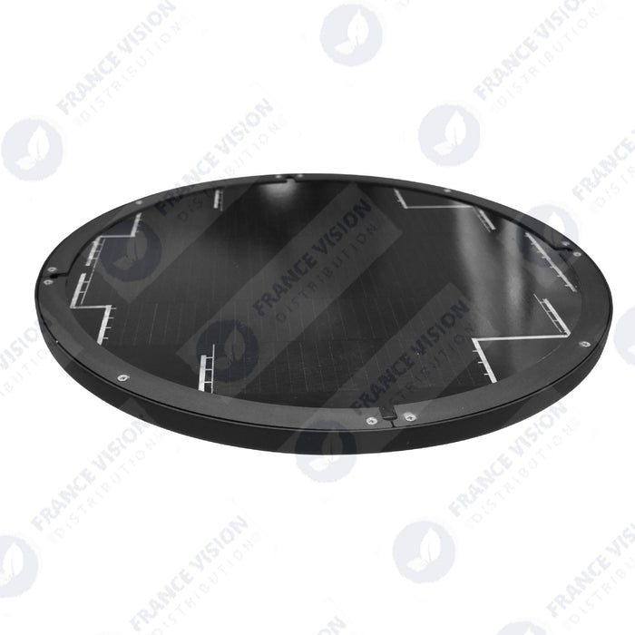 Lampe d'extérieur solaire - Série OVNI EVO - 1700 watts - 5100 Lumens - Angle 360° - IP65 - 54 x 20 cm - Panneau solaire monocristallin - Structure aluminium - Tube d'insertion 76mm - Détecteur de mouvement - Capteur crépusculaire - 6000k