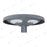 Lampe solaire pour extérieur - série OVNI FUTUR V2 - 1500 Watts - 3200 Lumens - Angle 360° - IP65 - 61 x 19 cm - Tube d'insertion 76 mm - Structure en aluminium - Capteur crépusculaire - Télécommande multifonctions - 3000k
