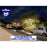 Lot de 4x Lampes solaires pour extérieur - Série OVNI - Version HERCULE 800 - 2700 Lumens - Angle 360° - Lampe 745 x 135 mm - Panneau 625 x 345 mm - Diamètre tube d'insertion  60 - 76 mm - Détecteur PIR – Capteur crépusculaire - Télécommande - 6000k