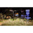 Lampadaire solaire pour extérieur - Série OVNI SATELLITE - 500 Watts - Angle 240° - IP65 - 117 x 24 x 12 cm - Diamètre tube d’insertion 76/60mm - 3 Modes - Télécommande - Détecteur de mouvement - Capteur crépusculaire - 3000k