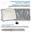 Lot de 20x Projecteurs LED filaires - Série PERLE V2 - 100 Watts - 12 000 Lumens - 120 Lumens/Watt - Angle 90° - IP65 - 6000K - 290 x 230 x 25 mm