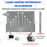 Lot de 20x Projecteurs LED filaires - Série PERLE V2 - 50 Watts - 6000 Lumens - 120 Lumens/Watt - Angle 90° - IP65 - 6000K - 228 x 180 x 25 mm
