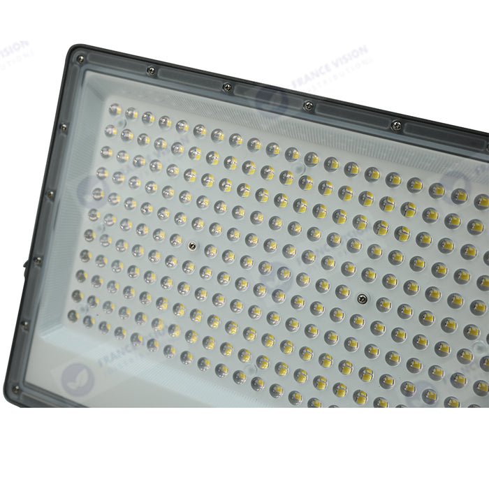 Projecteur LED filaire - Série PERLE V2 - 50 Watts - 6000 Lumens - 120 Lumens/Watt - Angle 90° - IP65 - 6000K - 228 x 180 x 25 mm