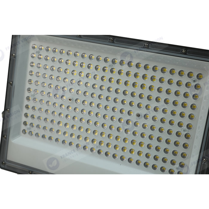 Projecteur LED filaire - Série PERLE V2 - 50 Watts - 6000 Lumens - 120 Lumens/Watt - Angle 90° - IP65 - 6000K - 228 x 180 x 25 mm