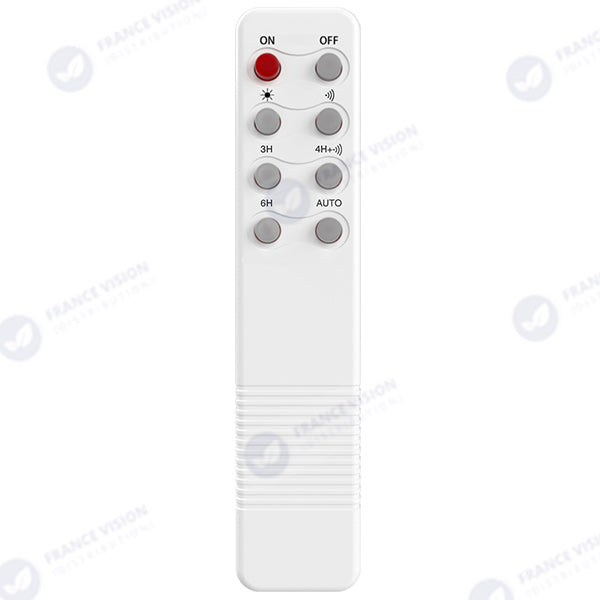 Lampe de rue LED solaire - Série VIEW V2 EVO - 1400 Watts - 4500 Lumens - 3000k - Angle 140*70° - IP54 - 64 x 26 x 7 cm - Panneau Monocristallin - Batterie 25Ah - Détecteur de mouvement - Télécommande - Tube d'insertion 45mm