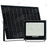 Lot de 2x Projecteurs LED solaires - Série SECURITY ULTRA - 500 Watts - 3000 Lumens - Angle 120° - IP65 - Lampe 32 x 32 x 5 cm - Panneau solaire MONOCRISTALLIN 42 x 38 x 3 cm - Télécommande - 6500k - Mode de détection sans veille (0-100% - 1 minute)