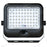 Projecteur LED solaire - Série SECURITY V4 - CCT (3000k/4000k/6000k) - Rendu lumineux 450 Watts - 4800 Lumens - Angle 90° - IP65 - Lampe 28 x 22 x 5 cm - Panneau MONOCRISTALLIN FULL BLACK 35 x 35 x 2 cm - Avec détecteur de mouvement - Avec télécommande