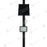 Lot de 8x Projecteurs LED solaires - Série SECURITY V1 - 600 Watts - 9600 Lumens - Angle 120*60° - IP65 - Lampe 26 x 25 x 6 cm - Panneau solaire MONOCRISTALLIN 37 x 26 x 2 cm - Avec détecteur de mouvement - Télécommande - 4000k/6000k