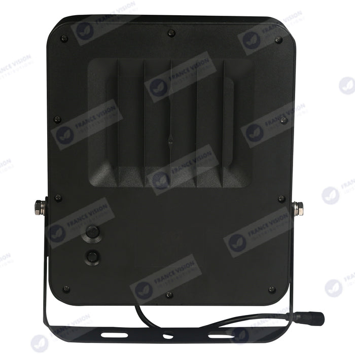 Projecteur LED solaire - Série SECURITY V3 - 300 Watts - 4800 Lumens - Angle 100*85° - IP65 - Lampe 24 x 20 x 4 cm - Panneau solaire MONOCRISTALLIN 37 x 26 x 2 cm - Avec détecteur de mouvement - Télécommande - 3000k/4000k/6000k