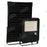 Projecteur LED solaire - Série SECURITY V3 - 300 Watts - 4800 Lumens - Angle 100*85° - IP65 - Lampe 24 x 20 x 4 cm - Panneau solaire MONOCRISTALLIN 37 x 26 x 2 cm - Avec détecteur de mouvement - Télécommande - 3000k/4000k/6000k