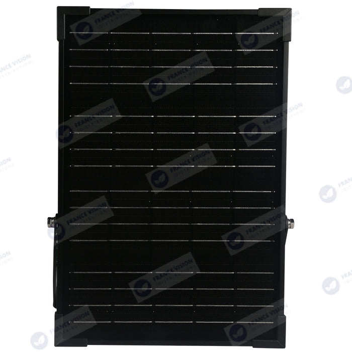 Projecteur LED solaire - Série SECURITY V3 - 300 Watts - 4800 Lumens - Angle 100*85° - IP65 - Lampe 24 x 20 x 4 cm - Panneau solaire MONOCRISTALLIN 37 x 26 x 2 cm - Avec détecteur de mouvement - Télécommande - 3000k/4000k/6000k
