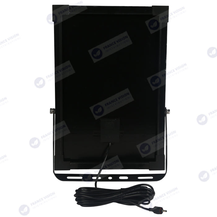 Projecteur LED solaire - Série SECURITY V3 - 300 Watts - 4800 Lumens - Angle 100*85° - IP65 - Lampe 24 x 20 x 4 cm - Panneau solaire MONOCRISTALLIN 37 x 26 x 2 cm - Avec détecteur de mouvement - Télécommande - 3000k/4000k/6000k