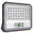 Projecteur LED solaire - Série SECURITY V2 - 250 Watts - 1500 Lumens - Angle 90° - IP65 - Lampe 26 x 21 x 4 cm - Panneau solaire MONOCRISTALLIN 30 x 21 x 2 cm - Avec détecteur de mouvement - Avec télécommande - Support ajustable - 6000k