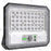 Lot de 7x Projecteurs LED solaires - Série SECURITY V2 - 250 Watts - 1500 Lumens - Angle 90° - IP65 - Lampe 26 x 21 x 4 cm - Panneau solaire MONOCRISTALLIN 30 x 21 x 2 cm - Avec détecteur de mouvement - Avec télécommande - Support ajustable - 6000k