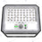 Projecteur LED solaire - Série SECURITY V2 - 250 Watts - 1500 Lumens - Angle 90° - IP65 - Lampe 26 x 21 x 4 cm - Panneau solaire MONOCRISTALLIN 30 x 21 x 2 cm - Avec détecteur de mouvement - Avec télécommande - Support ajustable - 6000k