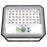 Lot de 7x Projecteurs LED solaires - Série SECURITY V2 - 250 Watts - 1500 Lumens - Angle 90° - IP65 - Lampe 26 x 21 x 4 cm - Panneau solaire MONOCRISTALLIN 30 x 21 x 2 cm - Avec détecteur de mouvement - Avec télécommande - Support ajustable - 6000k