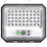 Lot de 7x Projecteurs LED solaires - Série SECURITY V2 - 250 Watts - 1500 Lumens - Angle 90° - IP65 - Lampe 26 x 21 x 4 cm - Panneau solaire MONOCRISTALLIN 30 x 21 x 2 cm - Avec détecteur de mouvement - Avec télécommande - Support ajustable - 6000k