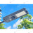 Lot de 5x Lampes de rue solaires - Série STARSHIP - Rendu lumineux 800 Watts - 2400 Lumens - Couleur 4000K - Angle 150x70° - IP65 - Dimensions 70 x 30 x 8 cm - Tube d'insertion 45mm - Avec détecteur de mouvement - Télécommande - 3 modes de fonctionnement