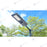 Lampe de rue solaire - Série STARSHIP - Rendu lumineux 800 Watts - 2400 Lumens - Couleur 4000K - Angle 150x70° - IP65 - Dimensions 70 x 30 x 8 cm - Tube d'insertion 45mm - Avec détecteur de mouvement - Télécommande - 3 modes de fonctionnement
