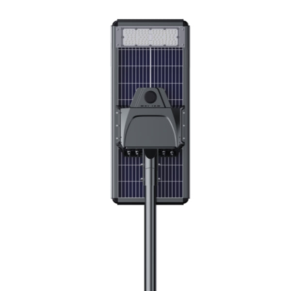 Lot de 4x Lampes de rue solaires - Série STARSHIP ELITE - 24 000 Lumens - Angle 150x70° - IP65 - 3000k/4000k/6000k au choix - Structure ALUMINIUM - Tube d'insertion 76mm - Régulateur MPPT - Détecteur de mouvement - Télécommande - Garantie 3 ans