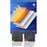 Lampe de rue solaire - Série STARSHIP ULTRA BLACK - Rendu lumineux 1600 Watts - 4400 Lumens - 3000k - Angle 140*70° - IP65 - Structure aluminium - Dimensions 98 x 22 x 8 cm - Tube 60mm - Contrôle intelligent - Détecteur de mouvement - Télécommande