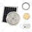 Lot de 10x Plafonniers LED Solaires CCT (Couleur Changeante en Température ) - Rendu lumineux 300 Watts - 1600 Lumens - Série HOME 300 – Lampe diamètre 36 cm - Panneau solaire 58 x 35 x 2cm - IP65 - Avec télécommande multifonctions