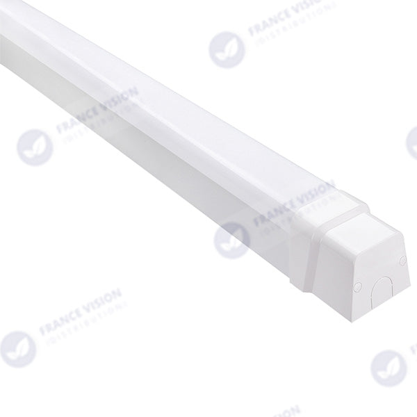 Pack de 20x Reglettes LED étanches 150cm - Série CONNECT - CCT (Couleur Changeante en Température) - 60 Watts - 8400 Lumens - 140 Lumens/watt - 120°  - IP65 - 148 x 7 x 6 cm - Transformateur Flicker Free - Branchement en Série Possible - Garantie 3 ans
