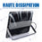 Projecteur LED filaire - Série ELITE - 100 Watts - 12 000 Lumens - 120 Lumens / Watt -  Angle 140x70° - IP67 - Protection à l'impact IK08 - 26 x 20 x 4 cm - Couleur 4500k