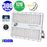 Projecteur LED filaire - Série ELITE - 300 Watts - 36 000 Lumens - 120 Lumens / Watt -  Angle 140x70° - IP67 - Protection à l'impact IK08 - 37 x 27 x 4 cm - Couleur 4500k