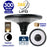 Carton / Lot de 8x Lampes solaires - Série OVNI SUN FLOWER 300 - Rendu lumineux 300 Watts - 2300 lumens - Diamètre tube d'insertion 60 mm - 3000k - Capteur crépusculaire - Mode automatique - Gestion de l’éclairage intelligent
