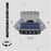 Projecteur / Lampe de sécurité solaire LED multifonctionnelles - Série HYPNOSE - Rendu lumineux 80 Watts - 600 Lumens - Multi angles d'installation 360° - IP65 - 14 x 11 x 3 cm - Détecteur de mouvement - 3 Modes - Modèle blanc - 6000k