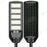 Solaire - Luminaire LED pour Candélabre / Lampe de rue et parking - Série VIEW V2 - 400 Watts - 2700 Lumens - Angle 140*70° - IP65 - Lampe 72 x 25 x 5 cm - Panneau MONOCRISTALLIN - 61 x 23 cm - Détecteur de mouvement - 3000k - Tube d'insertion 45mm