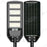 Solaire - Luminaire LED pour Candélabre / Lampe de rue et parking - Série VIEW V2 - 300 Watts - 2300 Lumens - Angle 140*70° - IP65 - Lampe 62 x 25 x 5 cm - Panneau MONOCRISTALLIN - 51 x 23 cm - Détecteur de mouvement - 6000k - Tube d'insertion 45mm