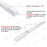 Pack de 20x Reglettes LED étanches 150cm - Série CONNECT - CCT (Couleur Changeante en Température) - 60 Watts - 8400 Lumens - 140 Lumens/watt - 120°  - IP65 - 148 x 7 x 6 cm - Transformateur Flicker Free - Branchement en Série Possible - Garantie 3 ans