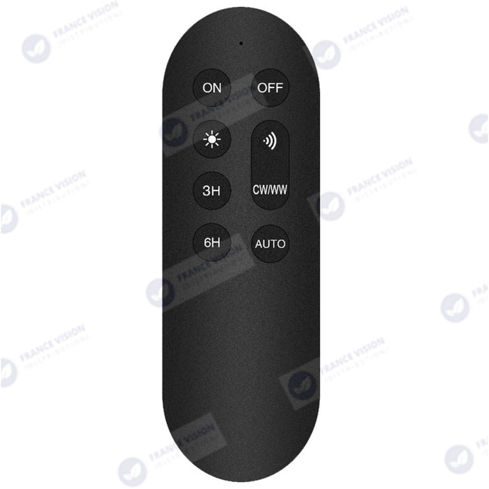 Projecteur LED solaire - Série SECURITY V4 - CCT (3000k/4000k/6000k) - Rendu lumineux 200 Watts - 1600 Lumens - Angle 90° - IP65 - Lampe 23 x 18 x 5 cm - Panneau MONOCRISTALLIN FULL BLACK 27 x 18 x 2 cm - Avec détecteur de mouvement - Avec télécommande