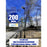 Lampe de rue filaire - Série ULTIME P2 - CCT - Puissance ajustable 100 / 150 / 200 Watts - 180 Lumens/Watt - 53 x 30 x 6,5 cm - IP66 - Angle 150 x 90° - Tube d'insertion 60mm - Couleur Bronze foncé - Dimmable – Angle rotatif - Garantie 5 ans