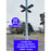 Lot de 5x Lampadaires solaires extérieurs de rue / parking - Série POWER ULTRA - Rendu 200 Watts - 2000 lumens - 180° - IP65 - 46 x 36 x 8 cm - Avec capteur crépusculaire - Télécommande - Avec détecteur de mouvement - Diamètre tube d’insertion 45 mm